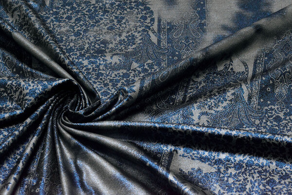 Jersey Lamé Lou Blauw