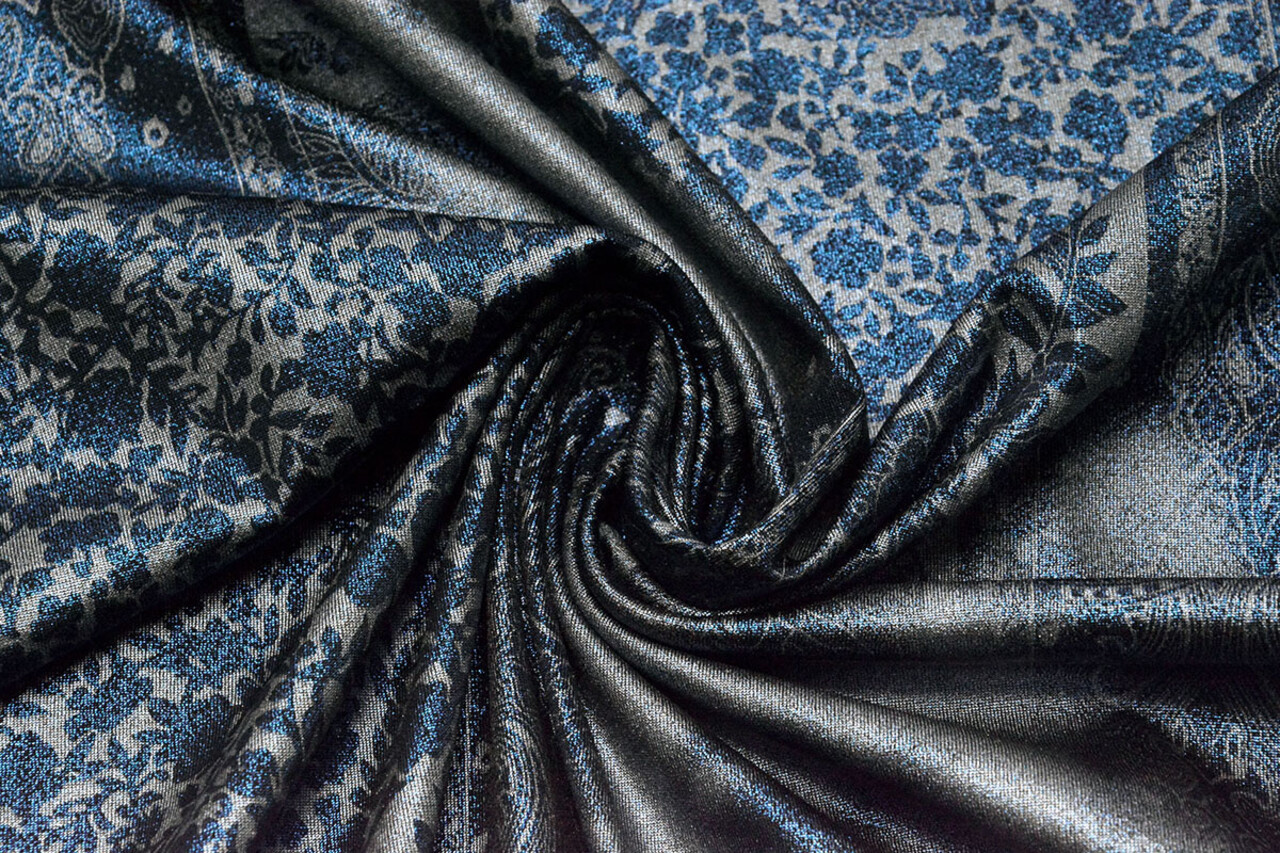 Jersey Lamé Lou Blauw