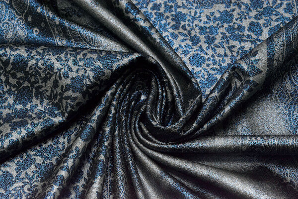 Jersey Lamé Lou Blauw