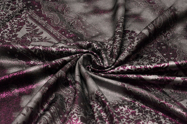 Jersey Lamé Lou Ciclamen Jersey Lamé Lou Ciclamen