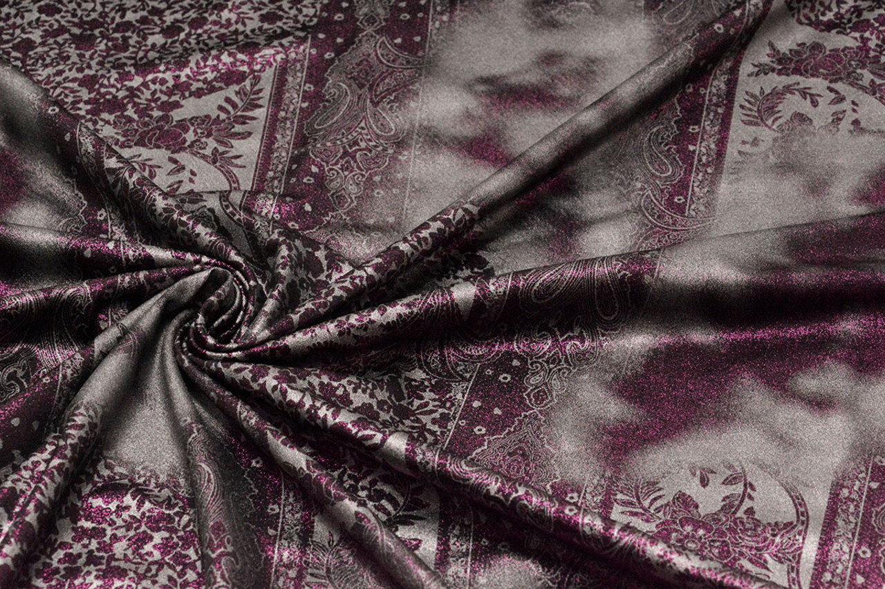 Jersey Lamé Lou Alpenveilchen