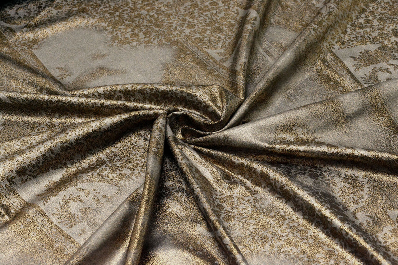 Jersey Lamé Lou Goud