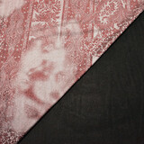 Jersey Lamé Lou Wine Red