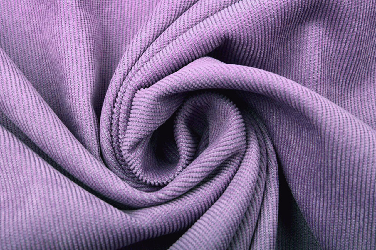 Velours Côtelé 16 Côtes Foncé Lilas Velours Côtelé 16 Côtes Foncé Lilas