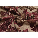 Winter Jersey Kwiaty Marron Wijnrood Winter Jersey Kwiaty Marron Wijnrood