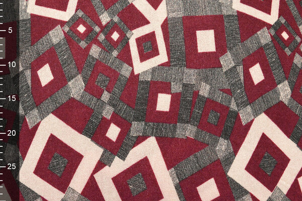 Winter Jersey Maze Red