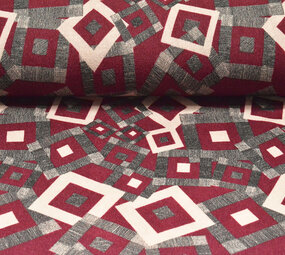 Winter Jersey Maze Red