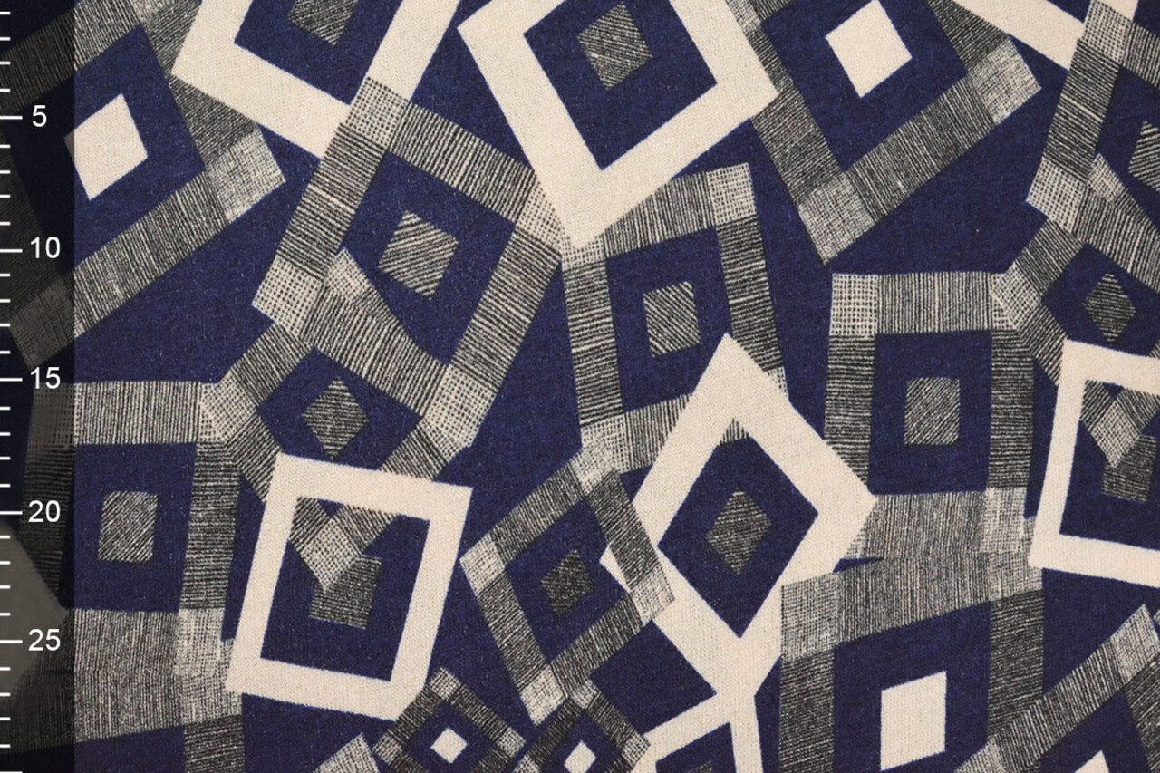 Winter Jersey Maze Bleu Foncé Winter Jersey Maze Bleu Foncé