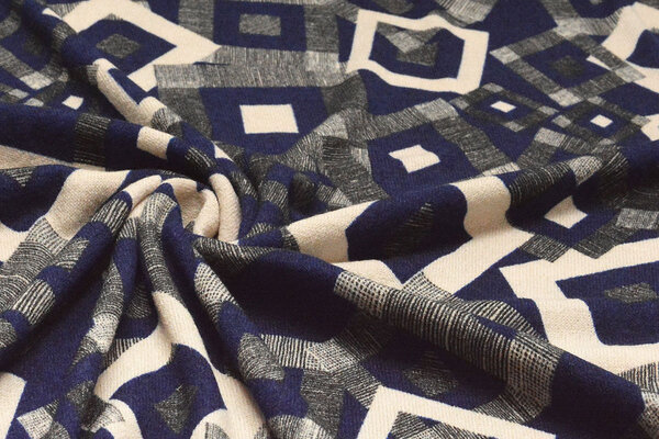 Invernale Jersey Maze Scuro Blu Invernale Jersey Maze Scuro Blu