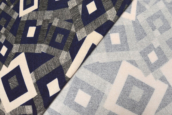 Invernale Jersey Maze Scuro Blu Invernale Jersey Maze Scuro Blu