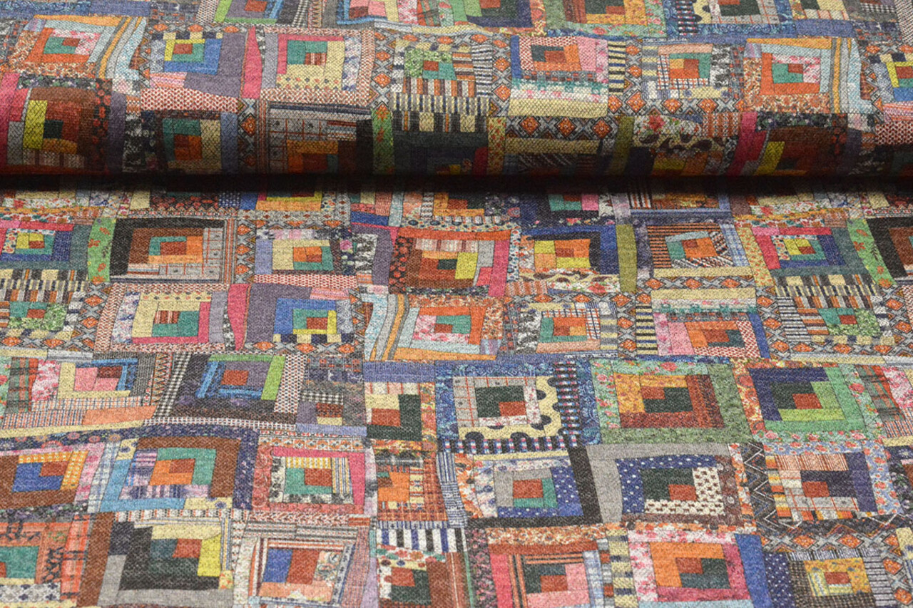 Invierno Jersey Casa Patchwork Invierno Jersey Casa Patchwork