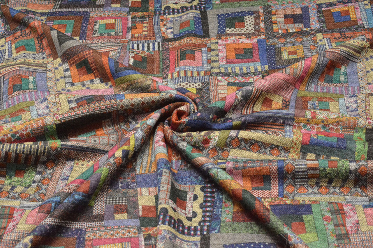 Winter Jersey Casa Patchwork