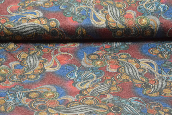 Invierno Jersey Mona Rojo Oscuro Invierno Jersey Mona Rojo Oscuro