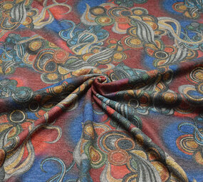 Winter Jersey Mona Dark Red