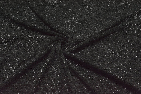 Jersey Silver Drop Sparkle Anthracite Melange