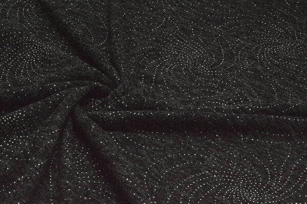 Jersey Argent Drop Sparkle Anthracite Melange Jersey Argent Drop Sparkle Anthracite Melange