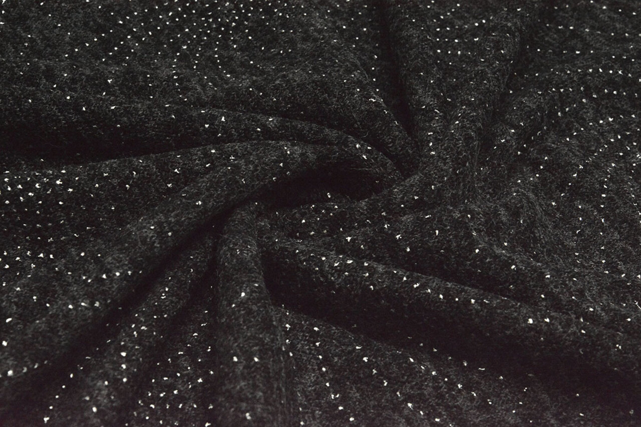 Jersey Silver Drop Sparkle Anthracite Melange