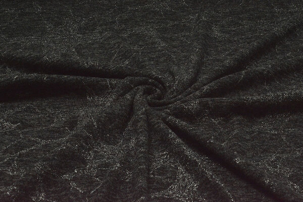 Jersey Silver Drop Twinkle Antraciet Melange