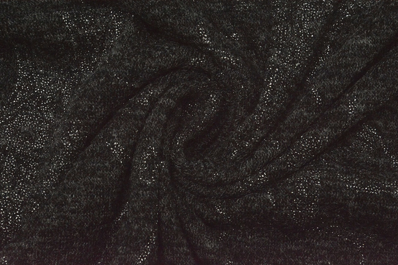 Jersey Silver Drop Twinkle Antraciet Melange