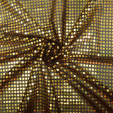 Glitter Sequins on Lurex Black-Dark Gold Glitter Sequins on Lurex Black-Dark Gold