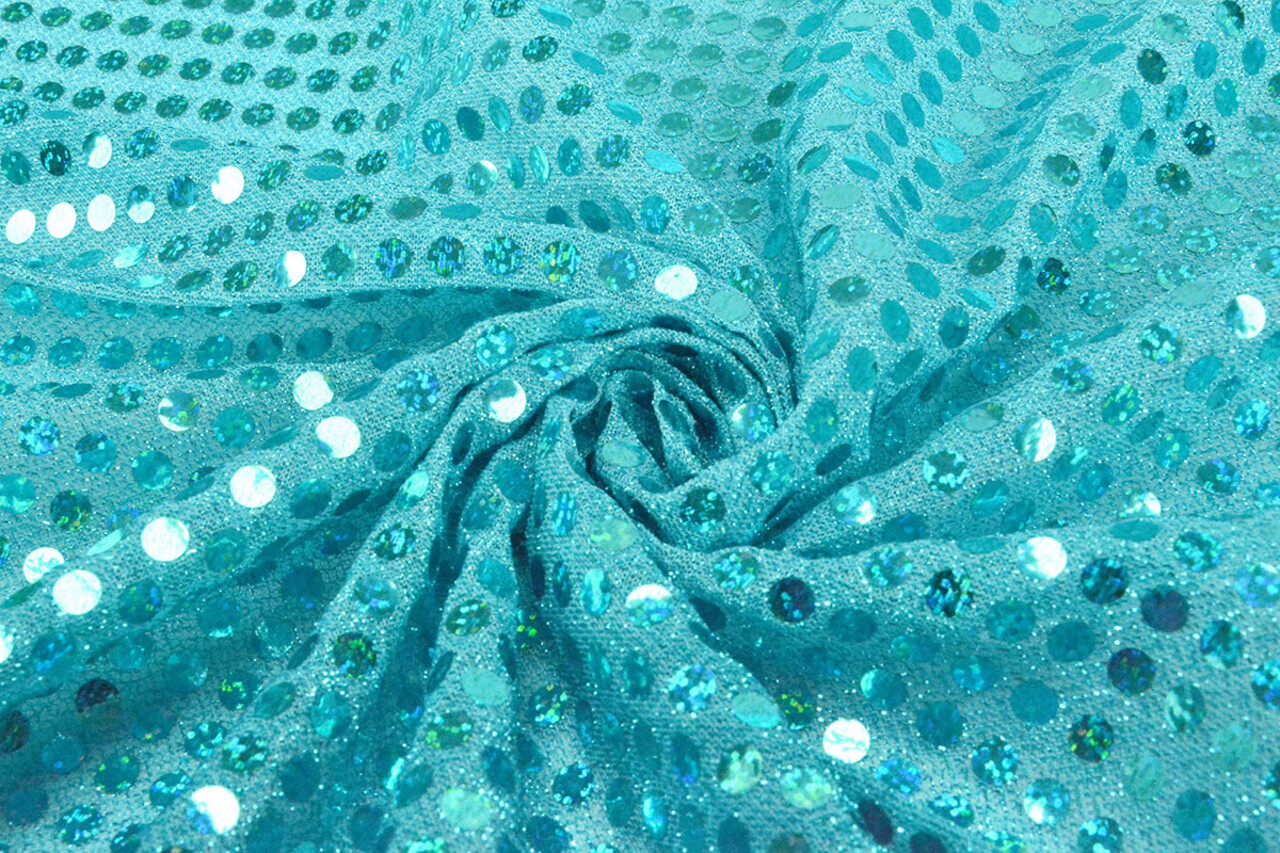 Glinster Paillettes su Lurex Chiaro Acqua Glinster Paillettes su Lurex Chiaro Acqua