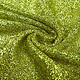 Knitted Glitter Metallic Lime Green