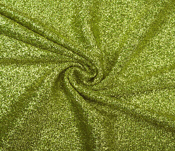 Knitted Glitter Metallic Lime Green