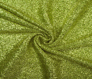 Knitted Glitter Metallic Lime Groen