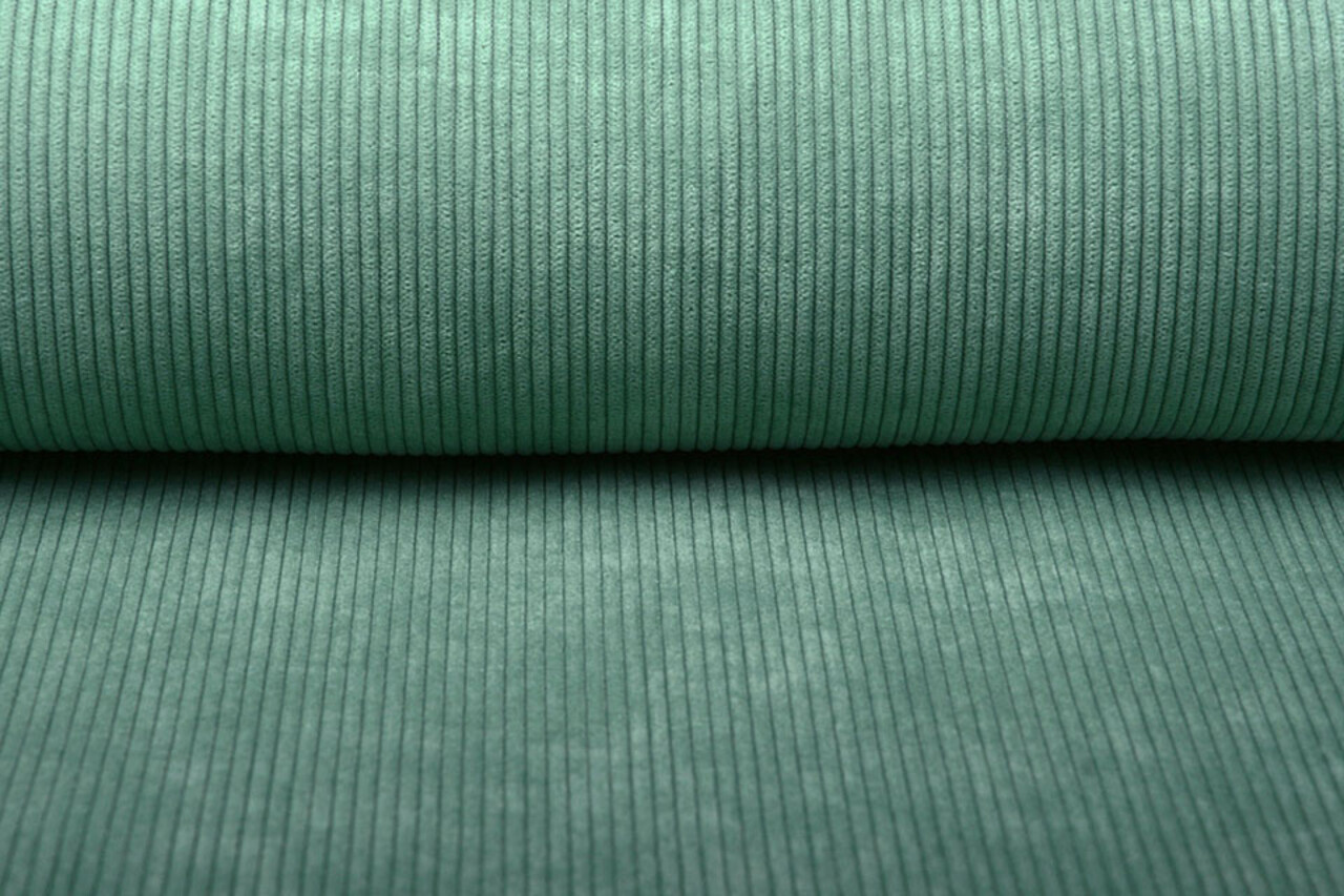 8 W Velours Côtelé Clair Vert d’Eau