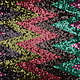 Sequins on Mesh ZigZag Mao Multicolor 3