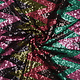 Sequins on Mesh ZigZag Mao Multicolor 3