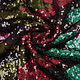 Sequins on Mesh ZigZag Mao Multicolor 3