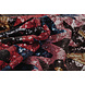 Paillettes sur Résille Zigzag Mao Multicolore 4 Paillettes sur Résille Zigzag Mao Multicolore 4