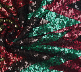 Pailletten auf Netz Zick-Zack Mao Multicolor 5 Pailletten auf Netz Zick-Zack Mao Multicolor 5