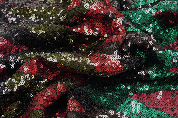 Pailletten auf Netz Zick-Zack Mao Multicolor 5 Pailletten auf Netz Zick-Zack Mao Multicolor 5