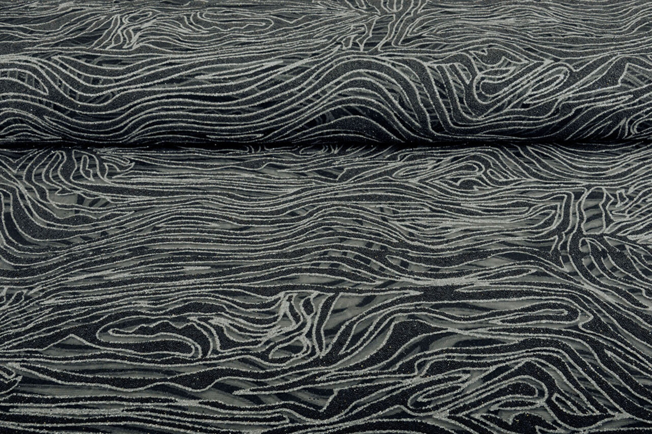 Mesh Fantasy Glitter Silver