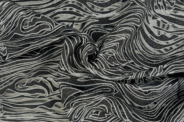 Mesh Fantasy Glitter Silver