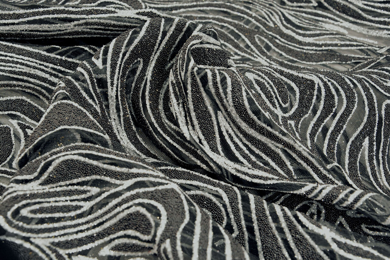 Résille Fantasie Paillettes Argent Résille Fantasie Paillettes Argent