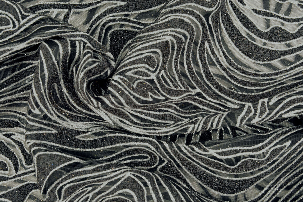 Mesh Fantasy Glitter Silver