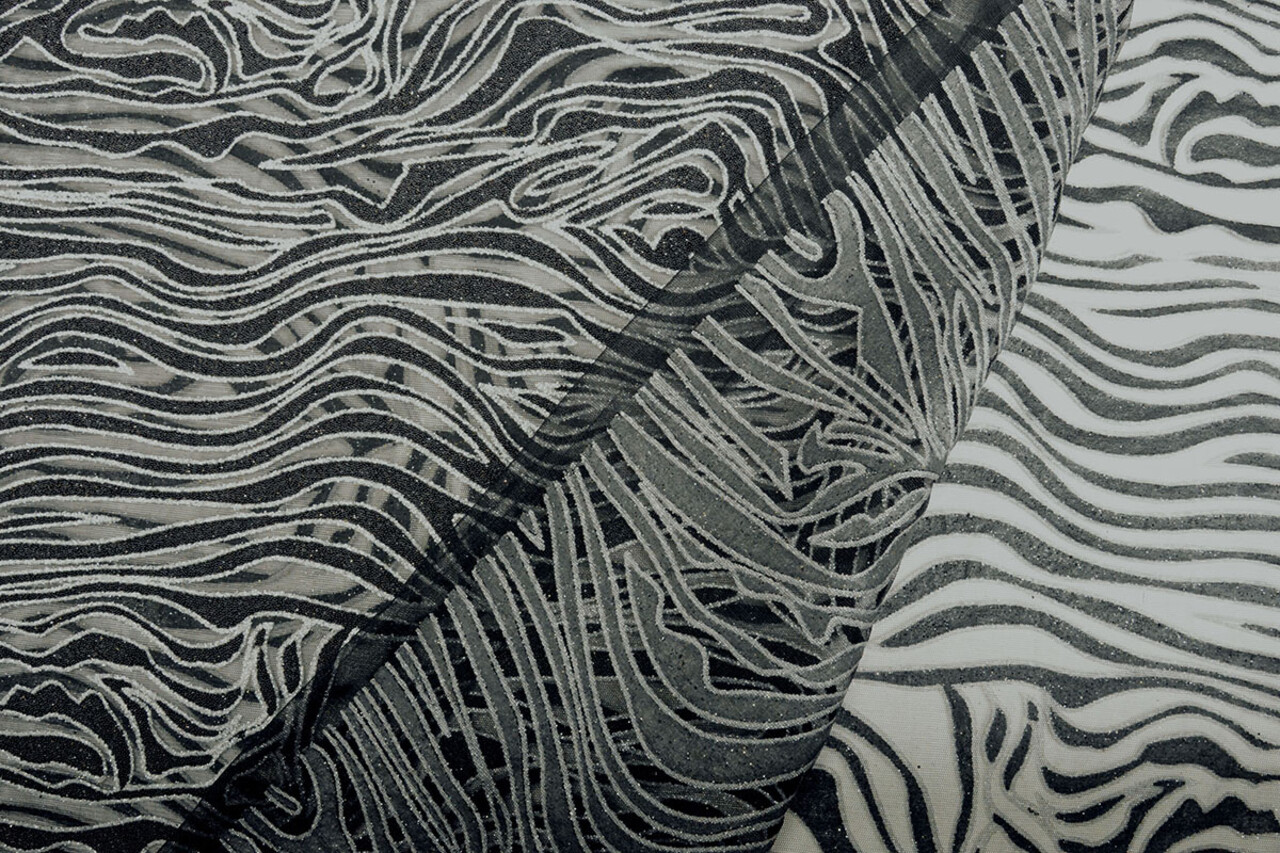 Mesh Fantasy Glitter Silver