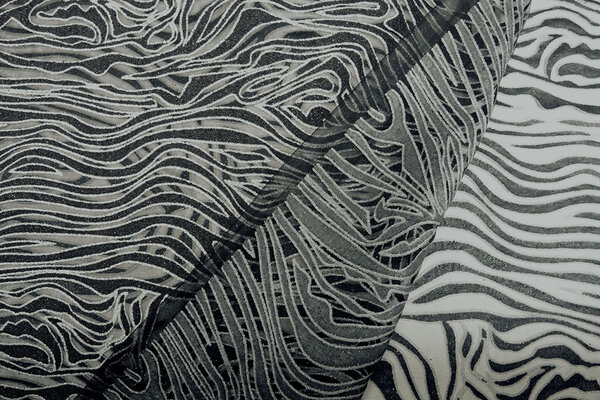 Mesh Fantasy Glitter Silver