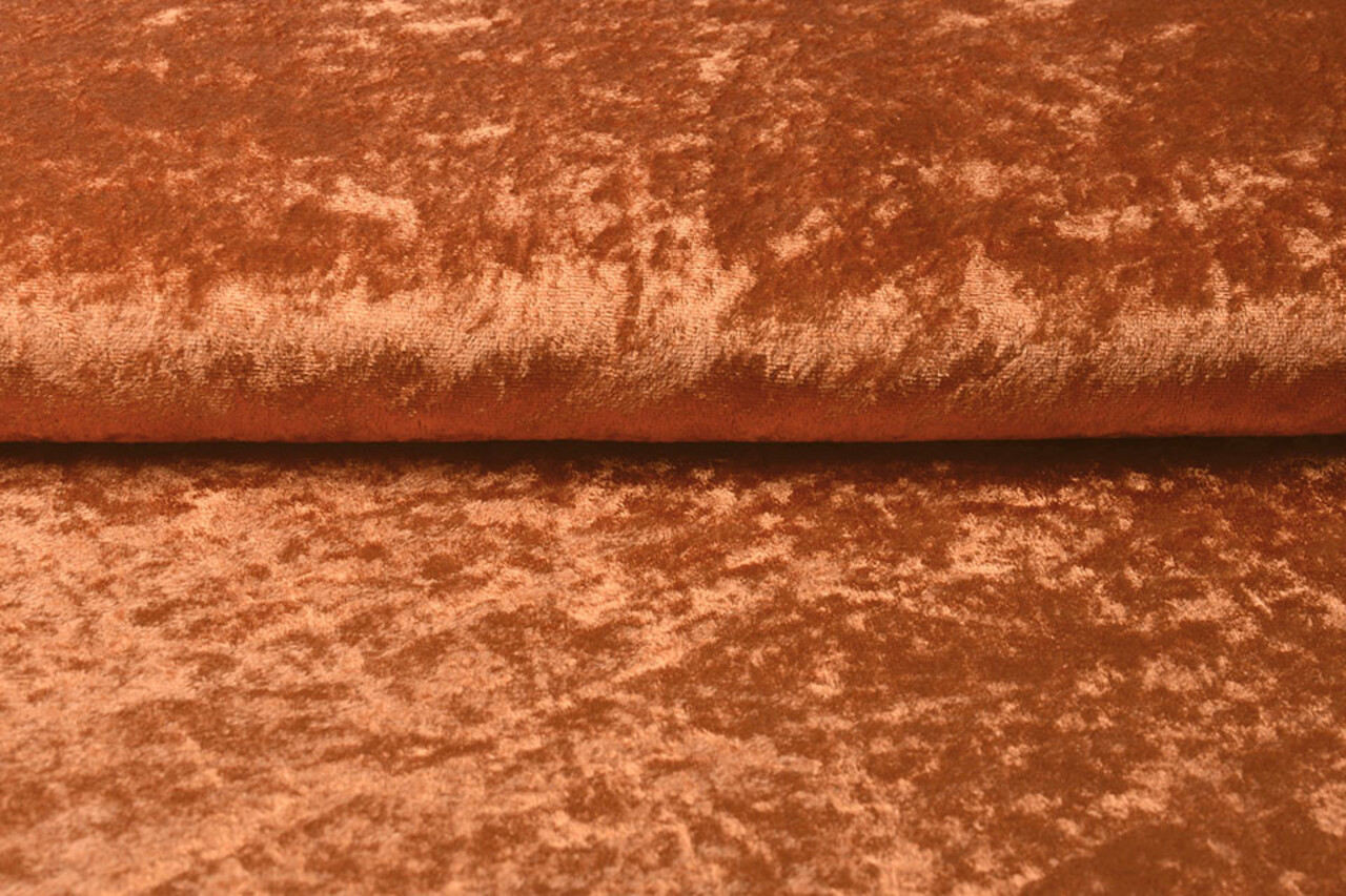 Terciopelo de Panne Naranja-Ladrillo Terciopelo de Panne Naranja-Ladrillo
