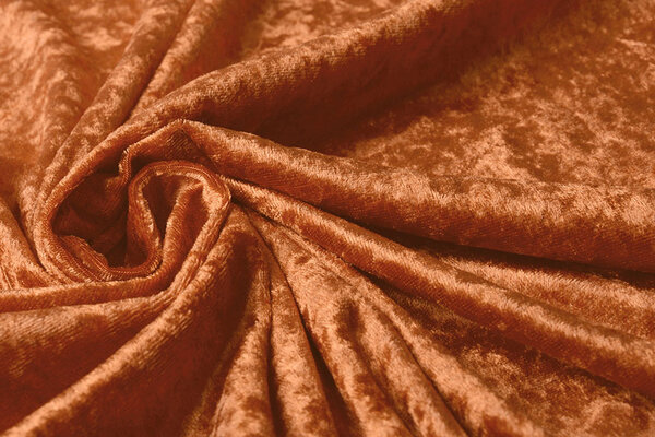 Velours de Panne Orange-Brique Velours de Panne Orange-Brique