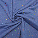 Jogging Alpenfleece Star Drops Foil Blauw Melange