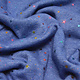 Jogging Alpenfleece Star Drops Foil Blue Melange