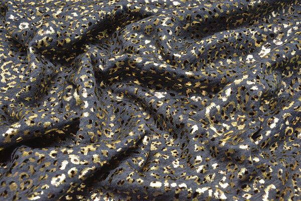 Jogging Alpenfleece Panther Foil Navy Blue Melange Jogging Alpenfleece Panther Foil Navy Blue Melange