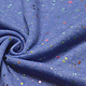 Jogging Alpenfleece Paint Drops Foil Blauw Melange