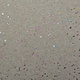 Sweatstoff Alpenfleece Paint Drops Foil Grau Melange