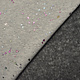 Sweatstoff Alpenfleece Paint Drops Foil Grau Melange