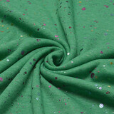 Jogging Alpenfleece Paint Drops Foil Green Melange